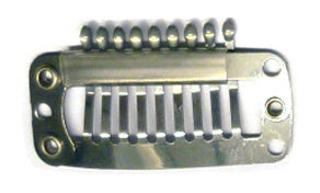 Enkeltklips Sølv - 1 stk.